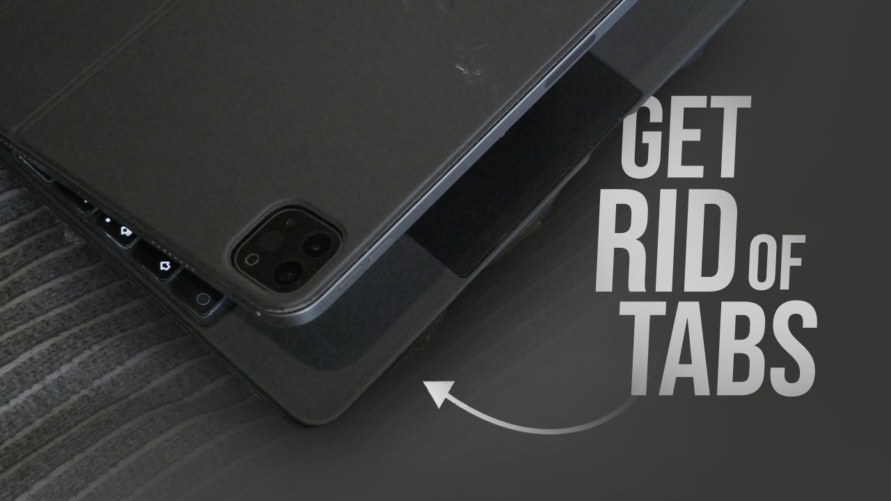 How to Get Rid of Tabs on iPad (tutorial)