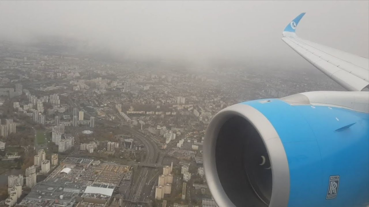 FRENCH BEE A350-900 XWB Landing in Paris Orly Airport - Flight BF 711 26.11.19