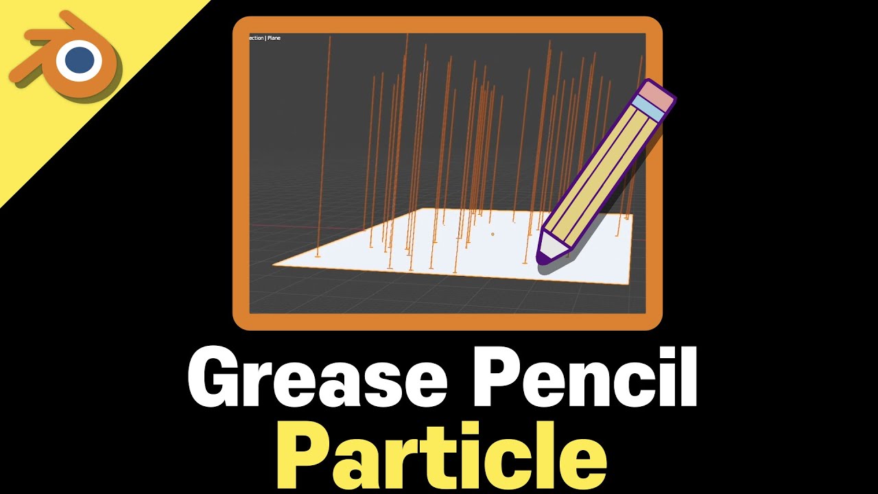 Grease Pencil plus Particle System(Blender)