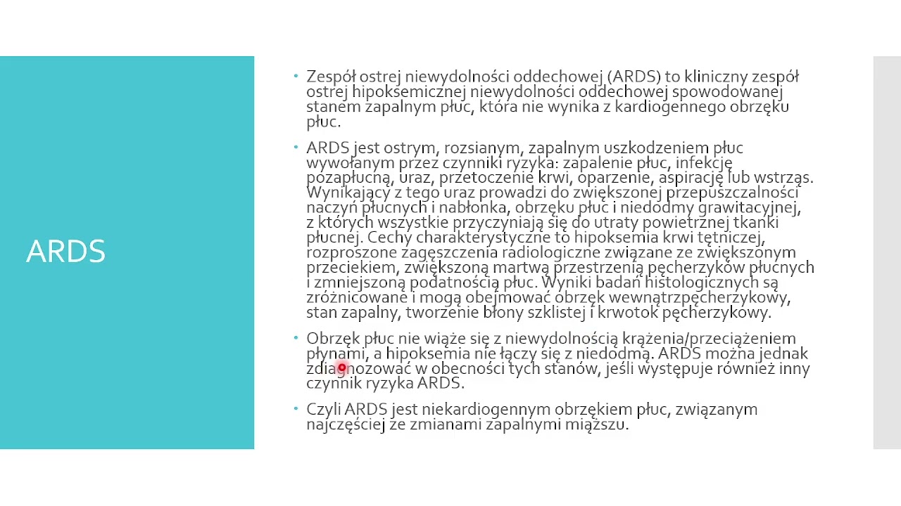 Część 1 -  Duszność i niewydolność oddechowa