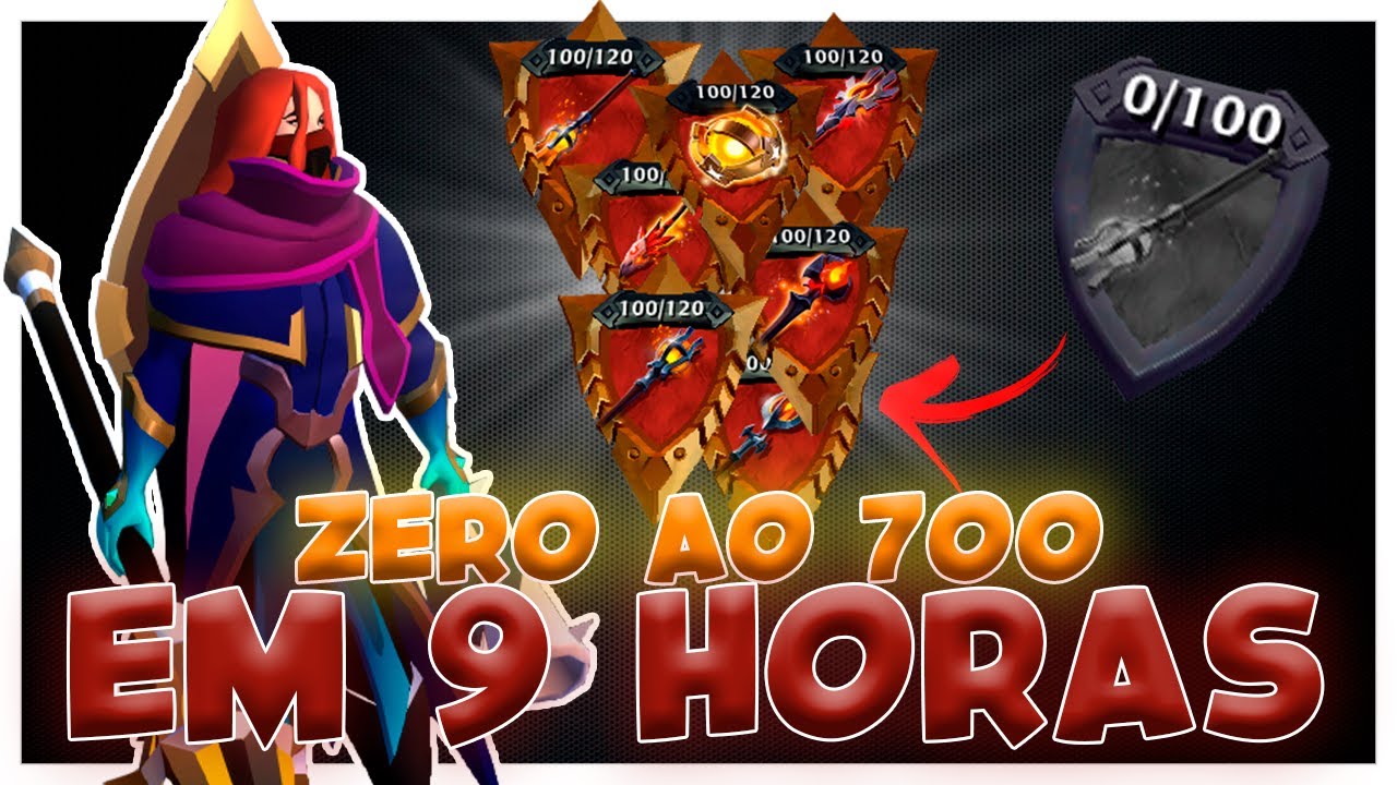 DO ZERO AO 700 EM 9 HORAS - DESAFIO DO OJULIOCAMPOS - 8.3 BRIMSTONE STAFF GIVEAWAY - ALBION ONLINE