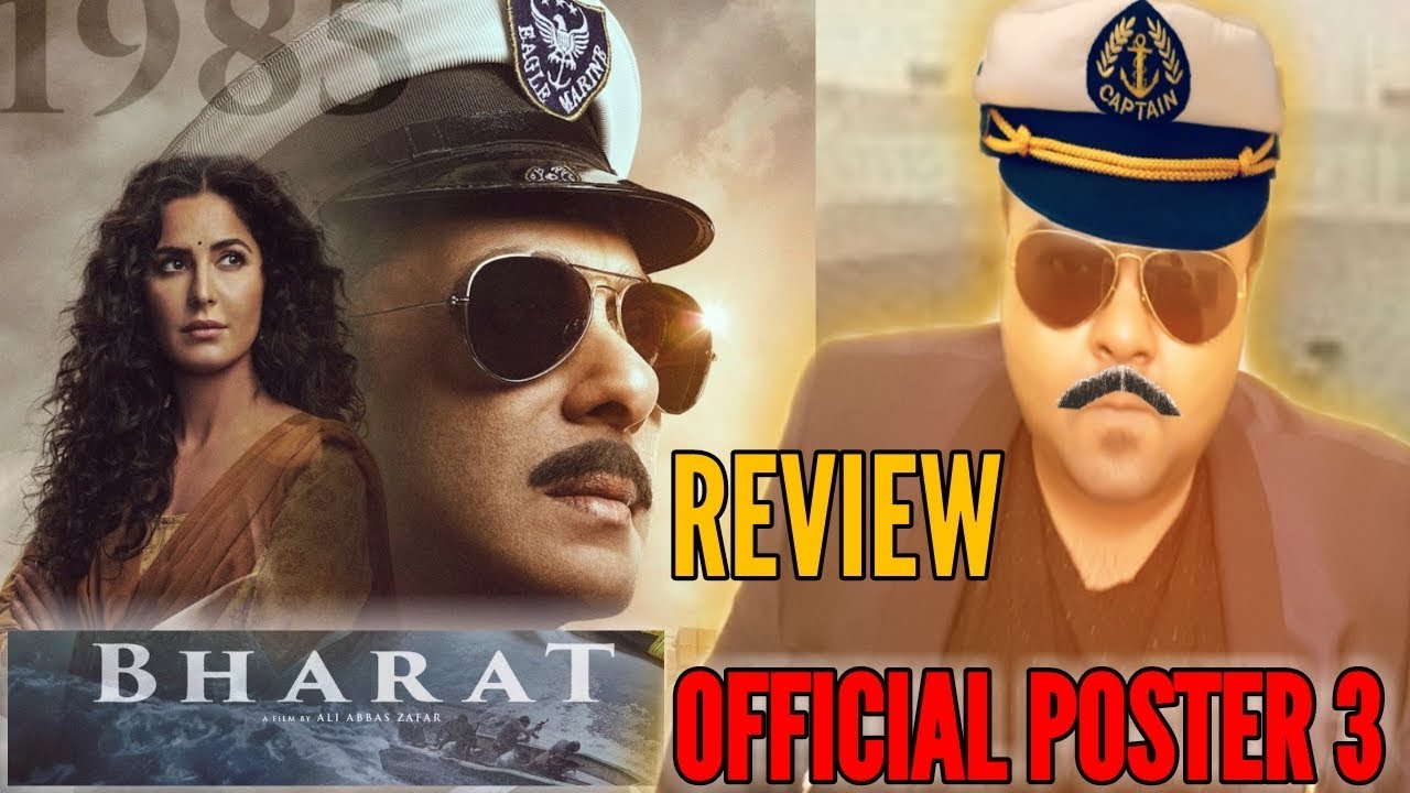 SALMAN KHAN'S BHARAT | POSTER 4 REVIEW | NAVAL OFFICER BHARAT | ATTACK ON SHIPS | 1985