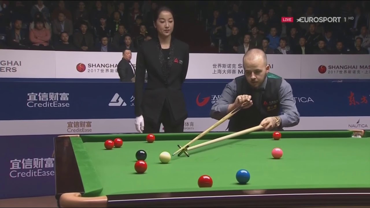 Luca Brecel v Matthew Stevens R1 Shanghai Masters Snooker 2017