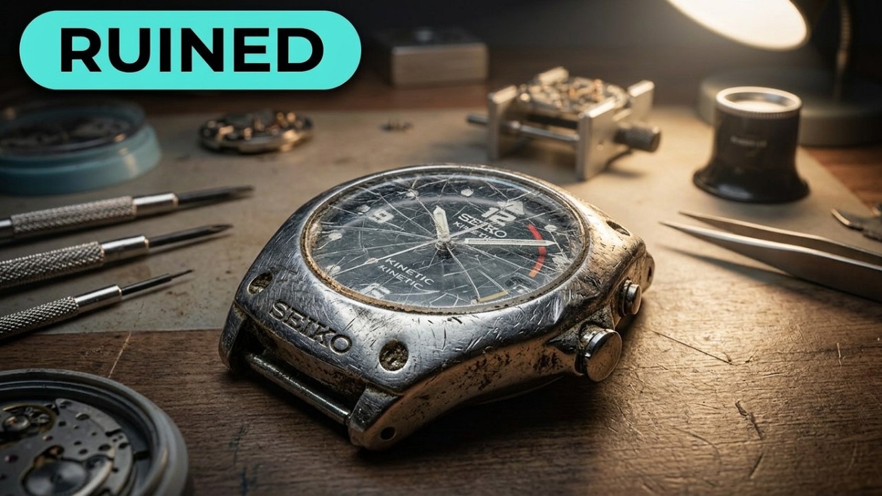 Restoring a museum piece - first ARCTURA by Seiko Kinetic