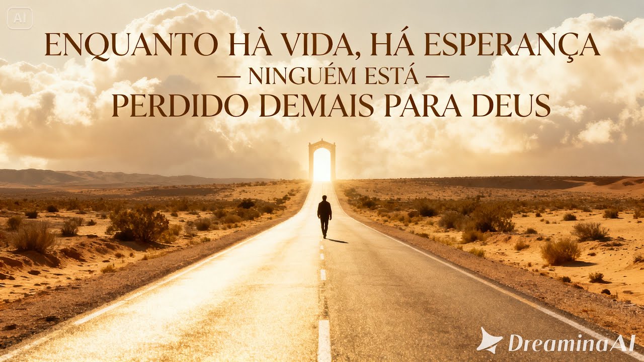 ENQUANTO HÁ VIDA, HÁ ESPERANÇA — NINGUÉM ESTÁ PERDIDO DEMAIS PARA DEUS