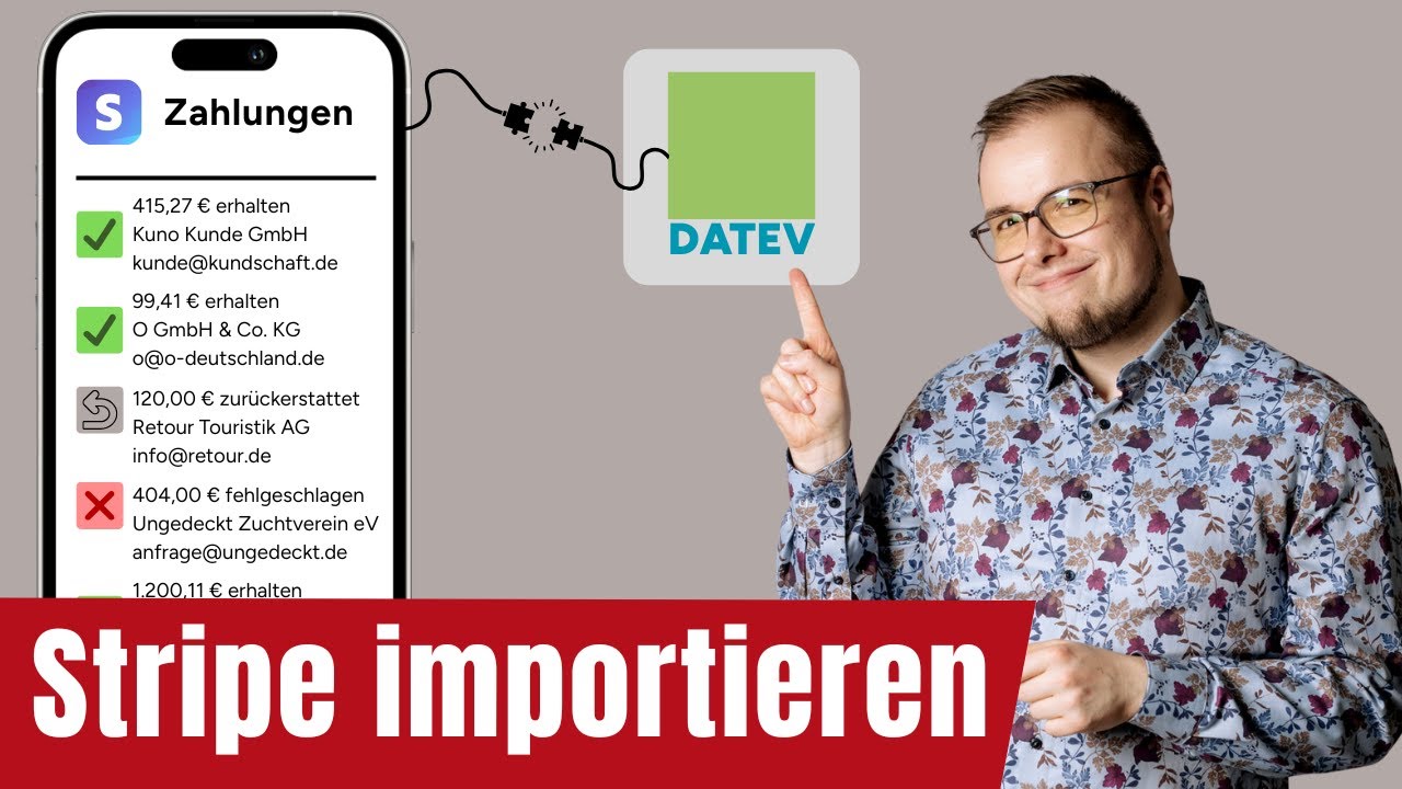 So bindest du Stripe an DATEV Rechnungswesen an
