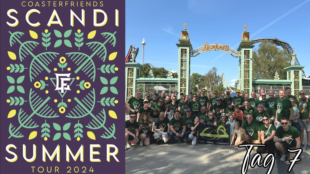 Scandi Summer Tour 2024 - Teil 1 || Tag 7 - Liseberg mit abendlicher ERT auf Helix (Schweden)