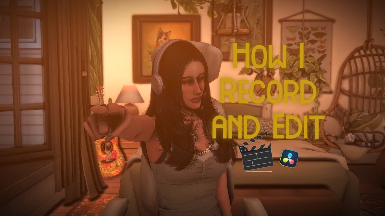 Как я записываю и редактирую свои истории в Sims 4 📽️ | Учебное пособие по Sims 4