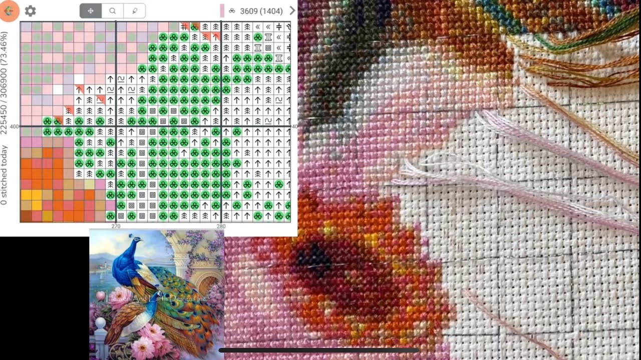 Cross Stitch: Stitch With Me #367 (with talking)