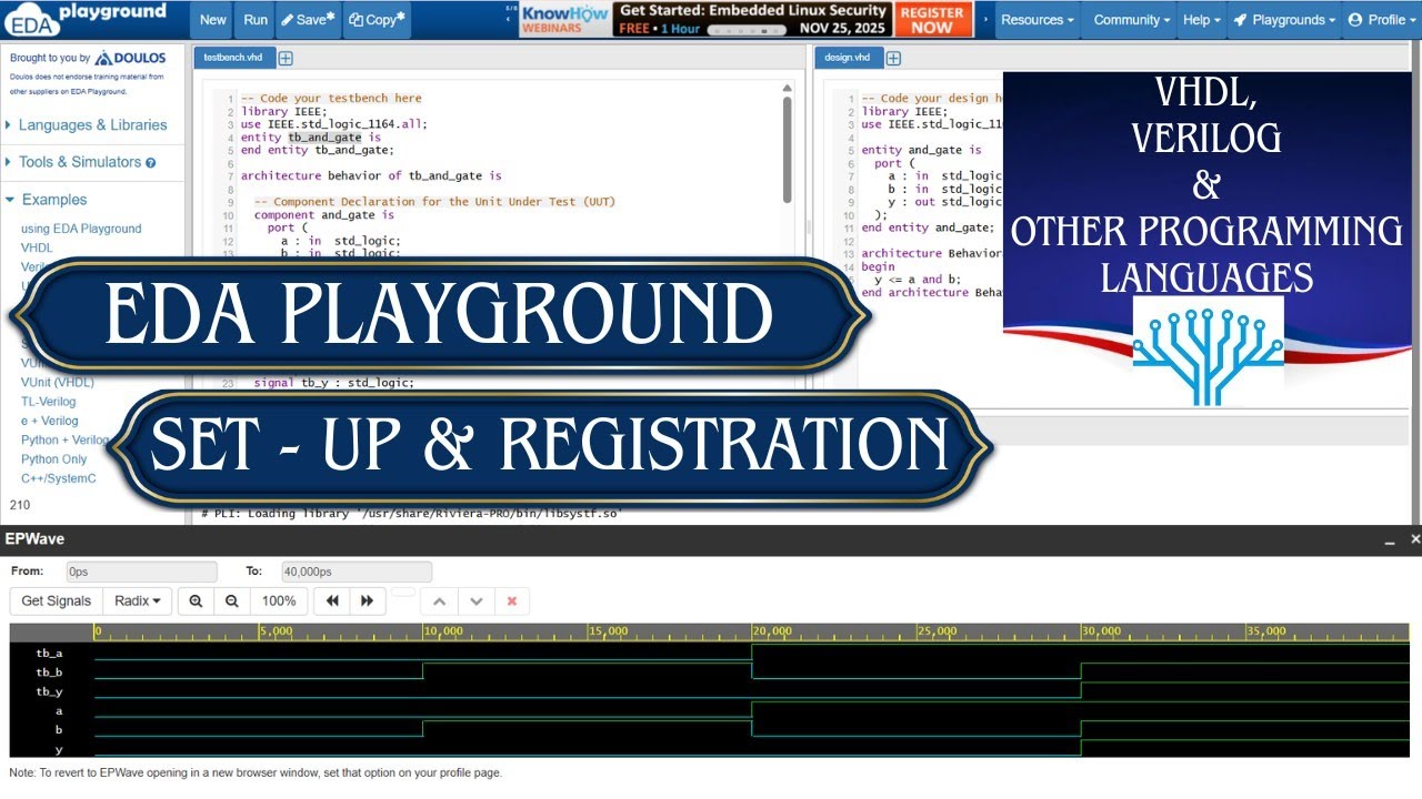How To Use EDA Playground From Start To Finish (Full Guide)