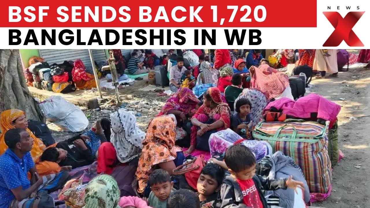 West Bengal SIR Practice: BSF Sends Back 1,720 Bangladeshis During SIR Exercise in West Bengal