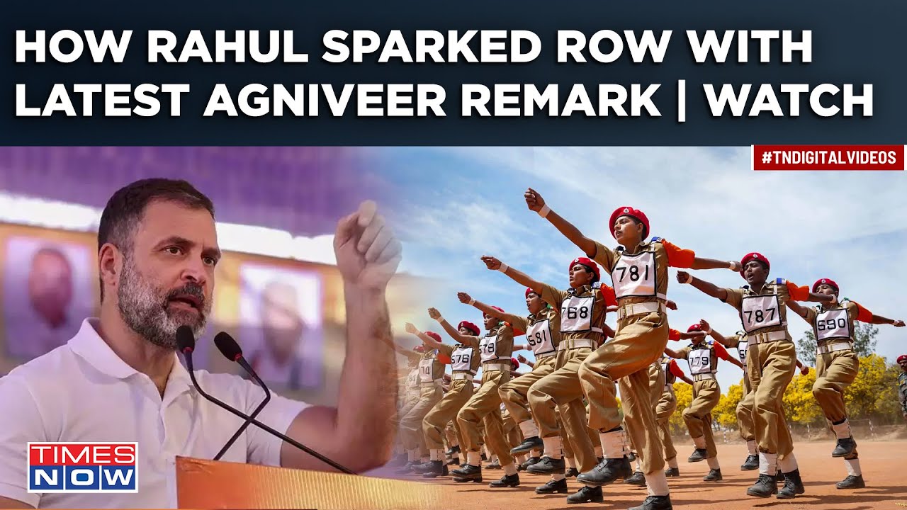 Rahul Gandhi Shocks With 'Agniveer' Remark, Says 'Will Scrap If Voted To Power'| Lok Sabha Polls