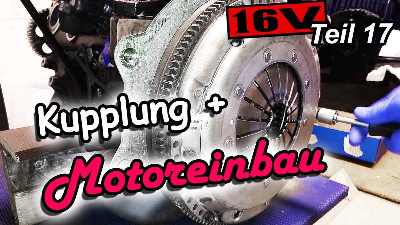 Golf 2 ABF 2L 16V Teil 17 | Kupplung + Motoreinbau