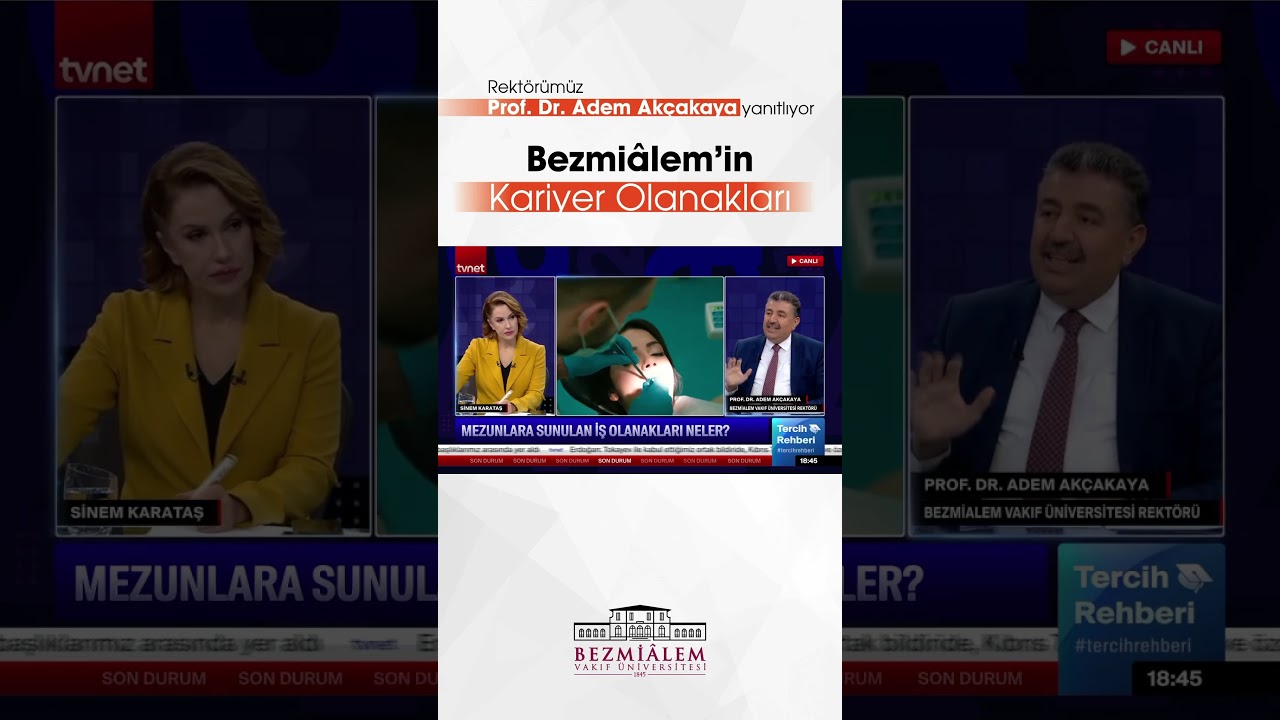 Rekt&ouml;r&uuml;m&uuml;z Yanıtlıyor | Bezmi&acirc;lem&rsquo;in Kariyer Olanakları & İş Fırsatları #bezmialem #tercih2025
