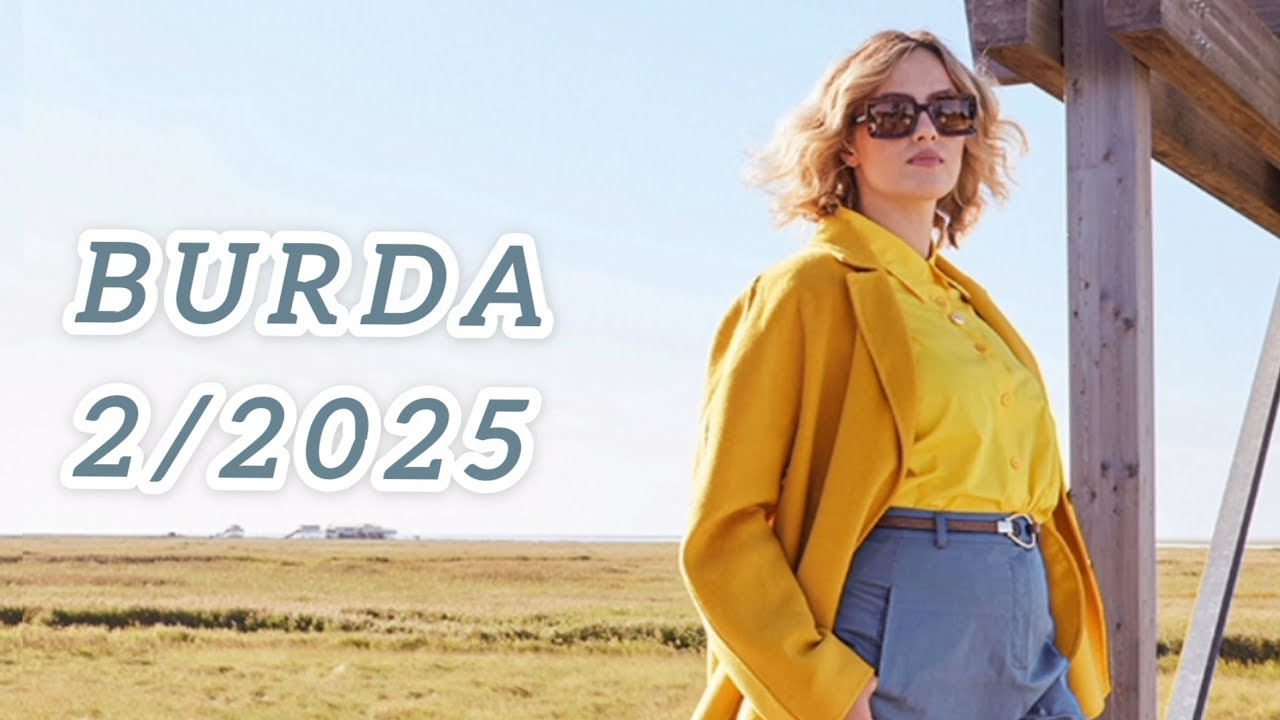 BURDA 2/2025 LINE DRAWINGS                              #burda #burdastyle