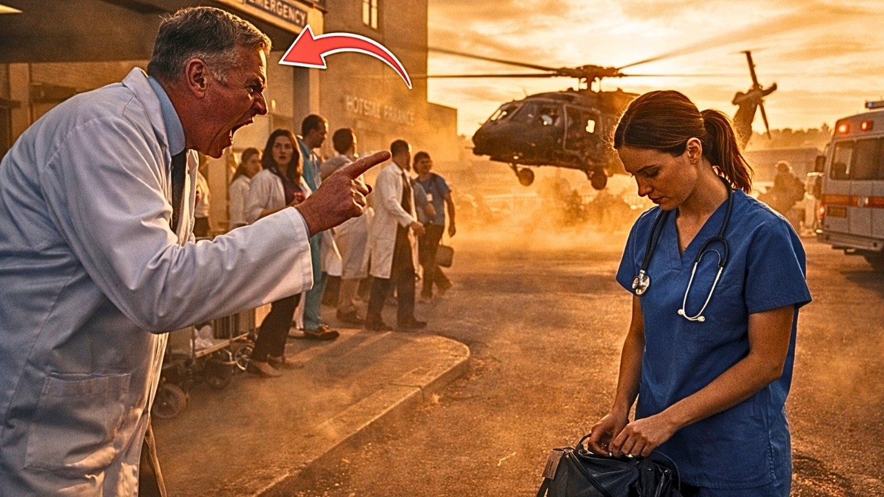The Chief Surgeon Suspended the Quiet Nurse — Then a Blackhawk Crew Asked for Her by Name