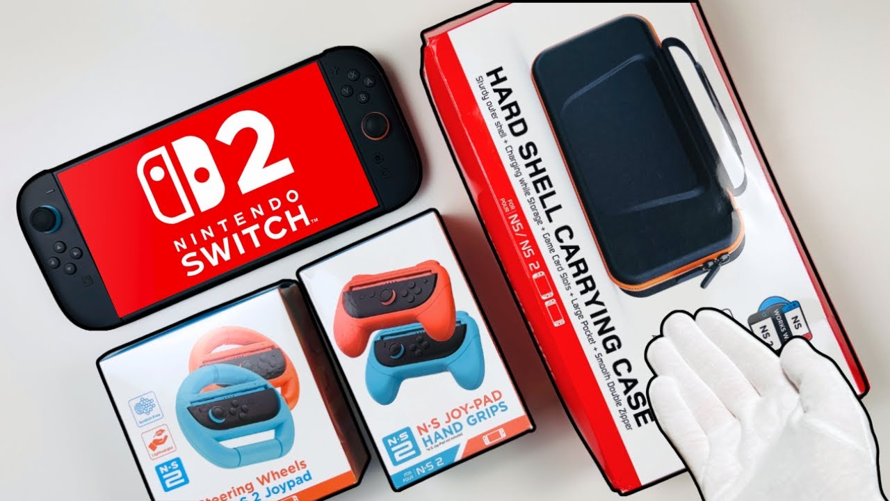 Nintendo Switch 2 MUST HAVE Accessories Unboxing + Gameplay