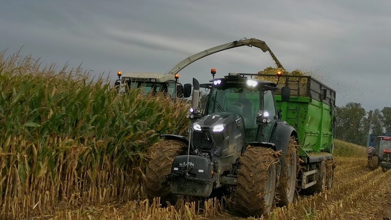 Mokr&eacute; sil&aacute;že 2020 | HARVEST IN MUD - Claas Jaguar 850 / Deutz-Fahr 7250TTV Warrior / Claas Axion 850