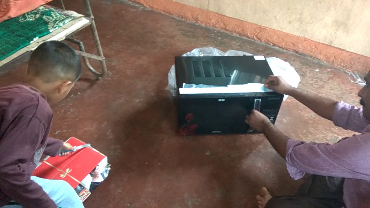 IFB 30FRC2 rotisserie microwave unboxing