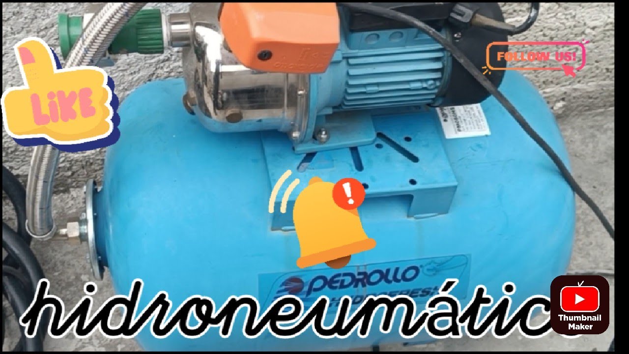 armado de hidroneumático 60 litros.