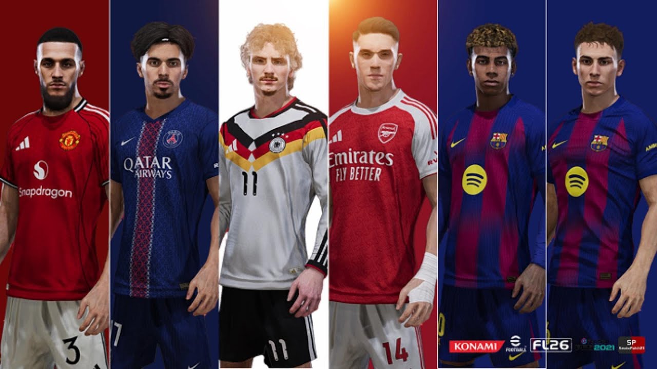 Tutorial Update Face di game Football life 26 / PES 21