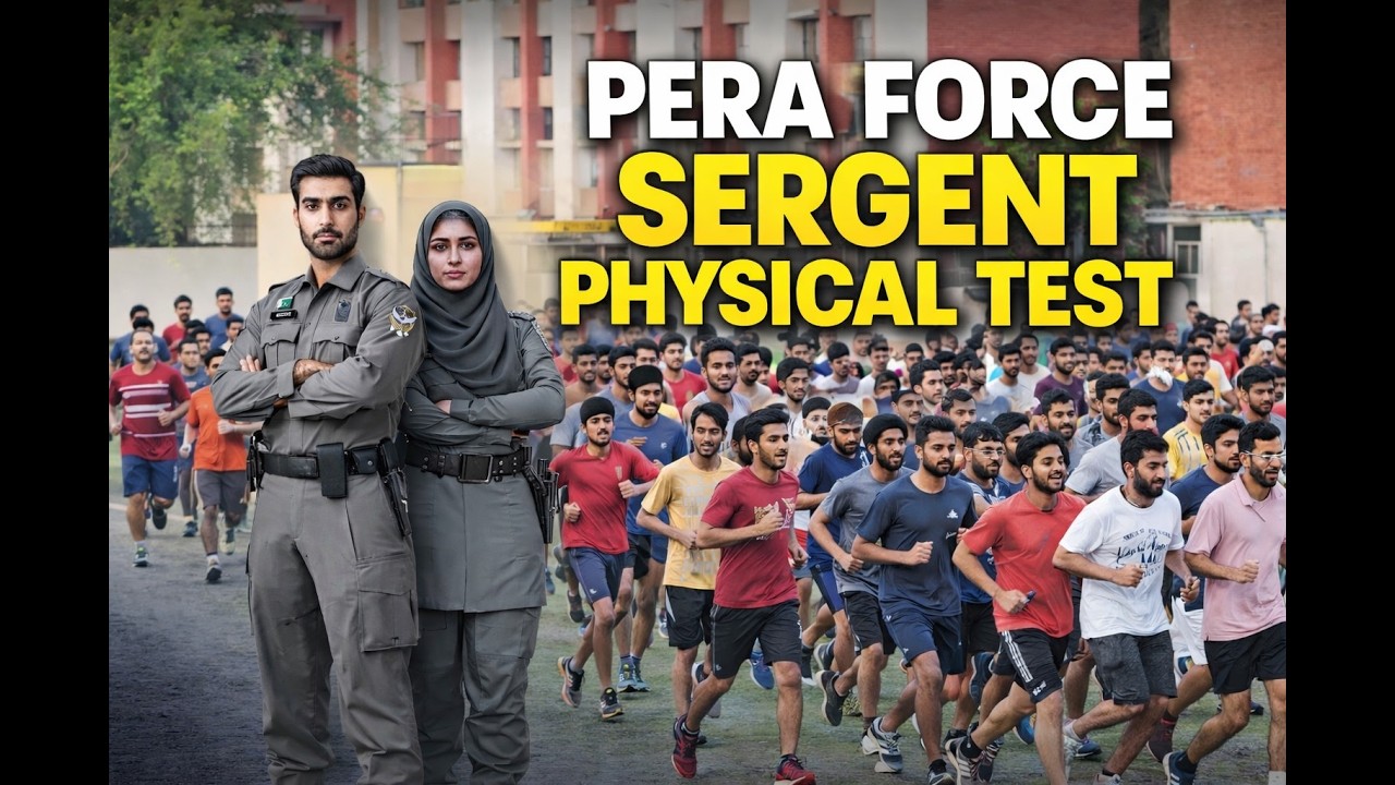 PERA Force Sergeant Physical Test 2026 | Complete Running & Fitness Preparation 1 میل کیسے مکمل کریں