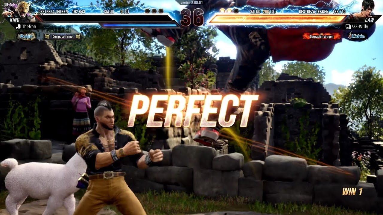 1/2 SSF-WILLY(Law) vs King - TEKKEN 8 S2