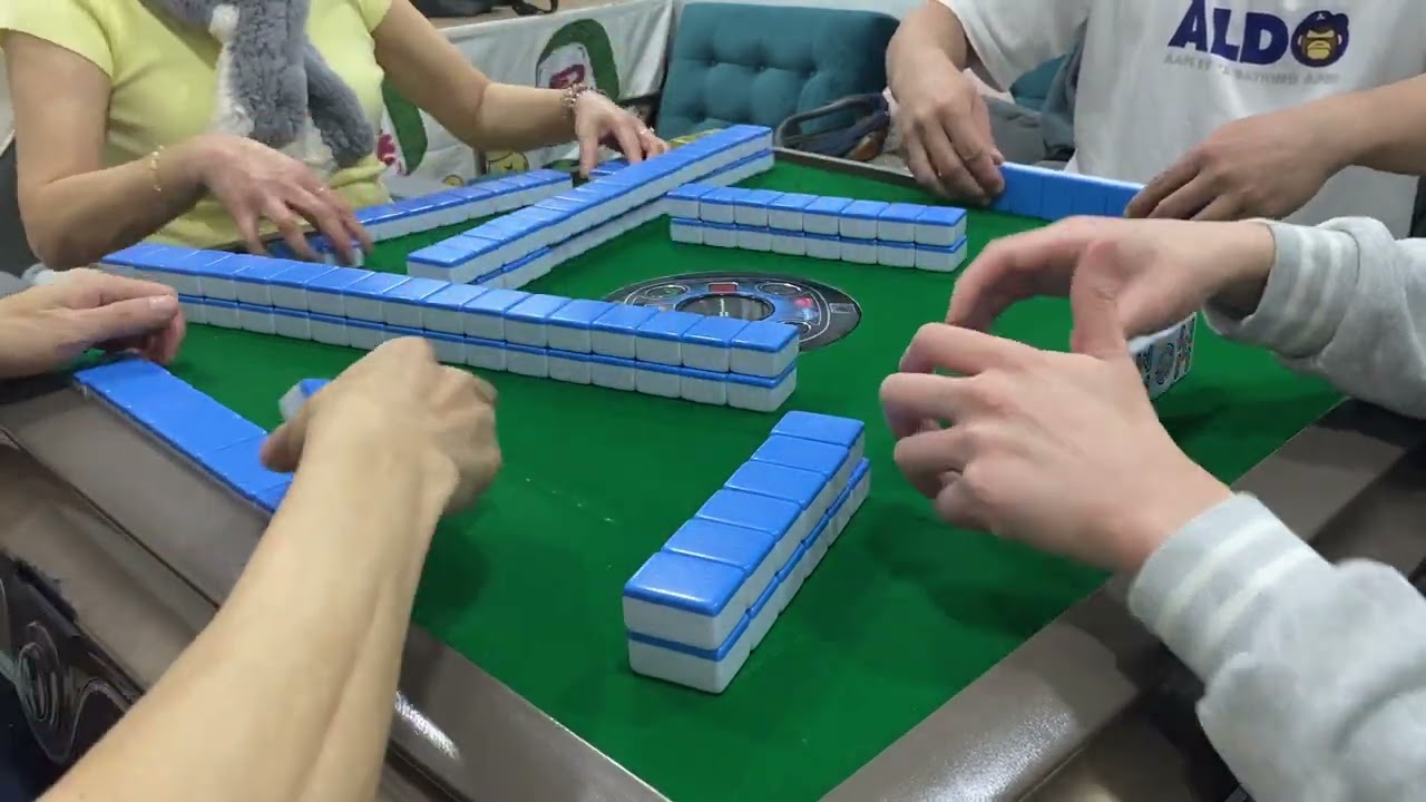 Mahjong386.立直步步高跑馬仔六回之三：執位，Anthony旺上加旺。