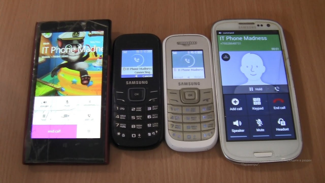 Incoming call & Outgoing call at the Same Time Samsung S3+1200R+1200M+Nokia Lumia 1020