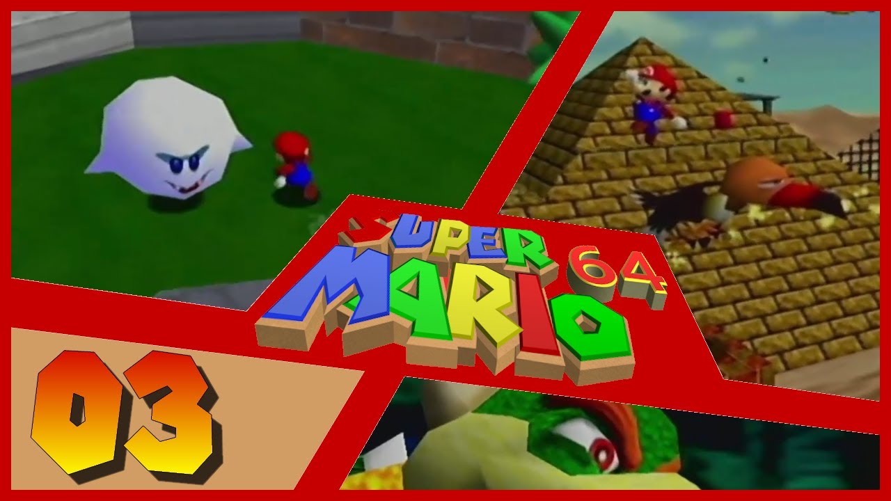 N64 - Super Mario 64 - Part03 - Niveau 5 et Niveau 8 スーパーマリオ64