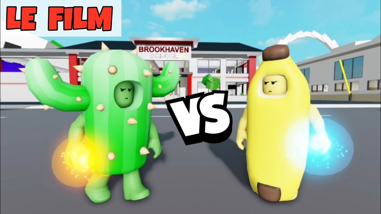 CACTUS ET LA GUERRE DES BANANES (LE FILM) ! ROBLOX - BROOKHAVEN RP - PARTIE 1