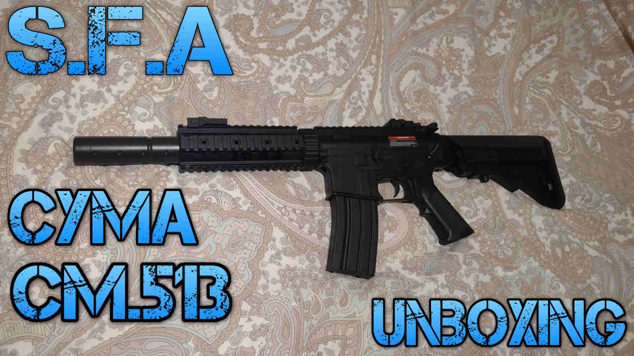[SFA] Cyma CM.513 M4 RIS Suppressed Unboxing!