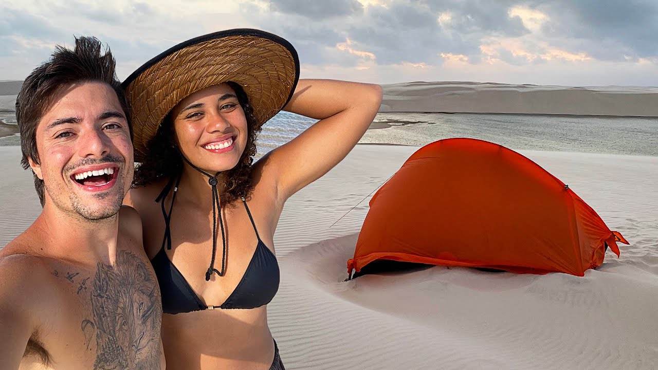 ACAMPAMOS NO MEIO DOS LENÇÓIS MARANHENSES