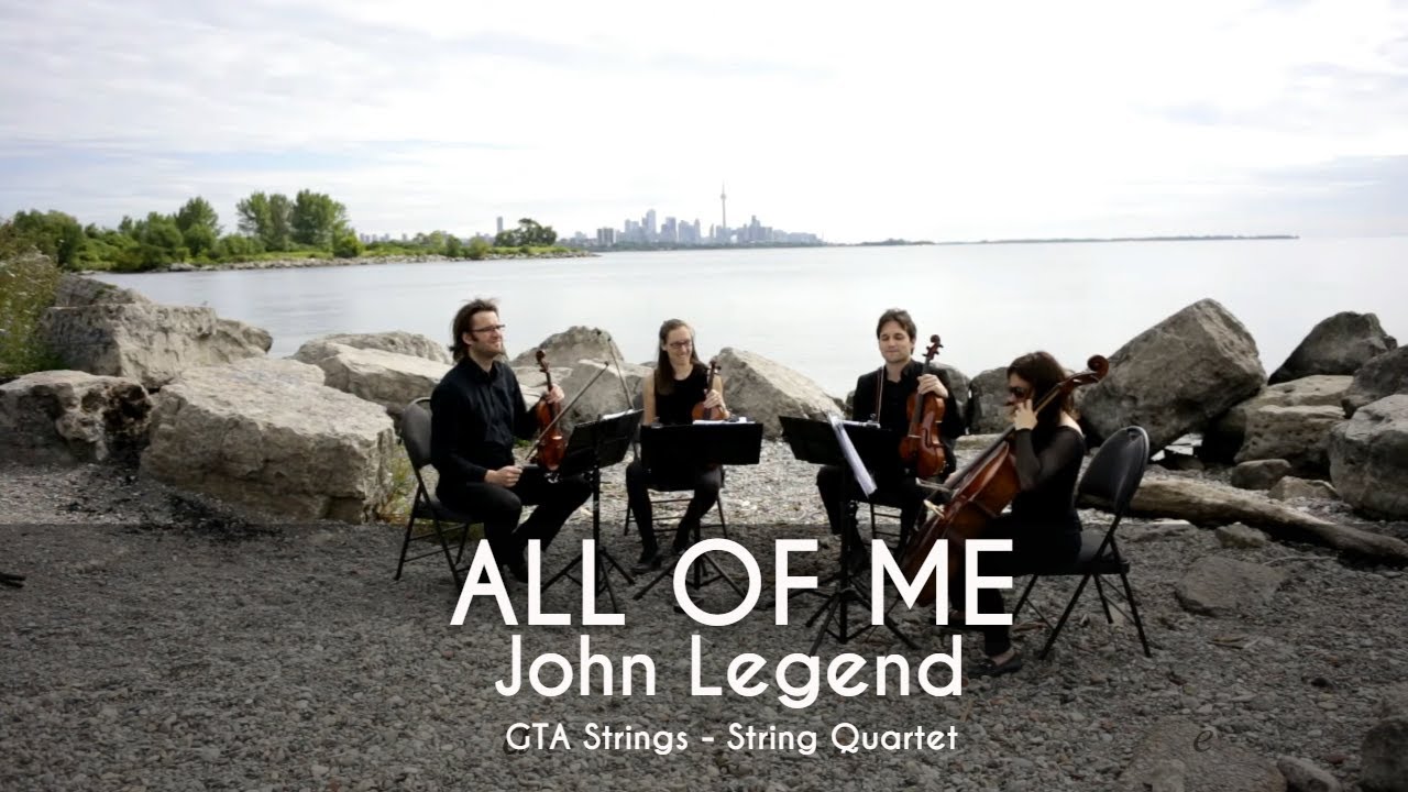 All of me - John Legend  Upbeat String Quartet COVER