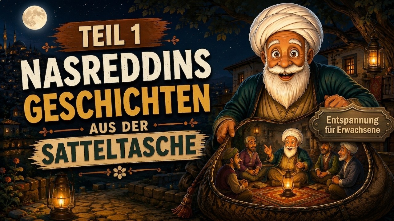 Weisheiten von Nasreddin Hodscha: 74 Minuten Geschichten zum sanften Einschlafen ❄️