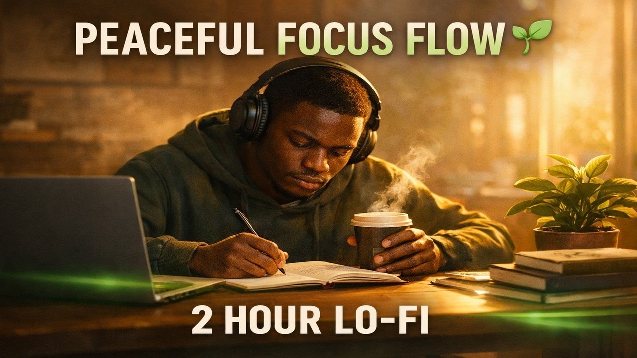 Peaceful Focus Flow 🌱 | 2hour R&B Lo-Fi Beats Sungura fused for Deep Work & Study