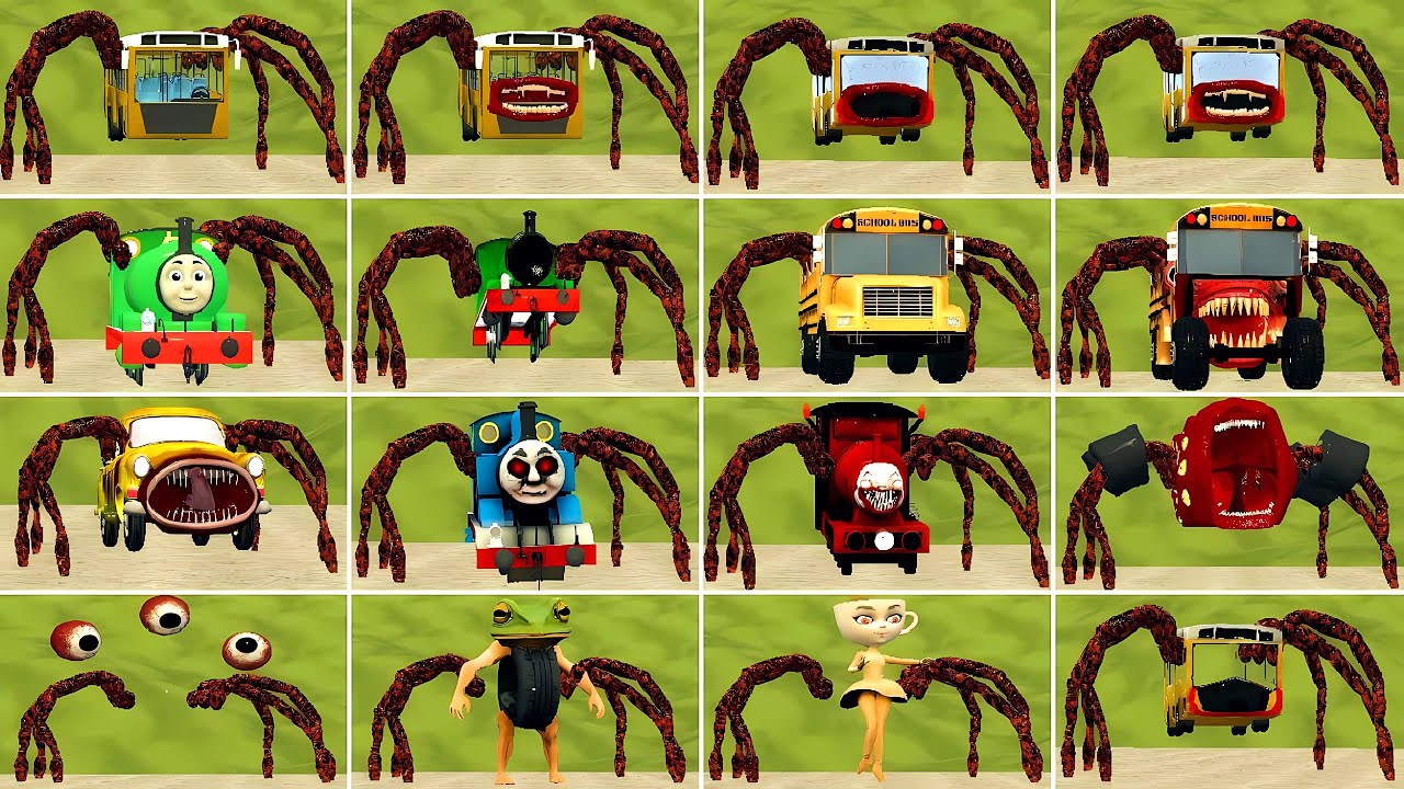 New Forms Of Bus Eater: OLD Bus, Bus Brainrot, Choo Choo Eater, Cursed Bus, Bus Monster, Bus Sahur !