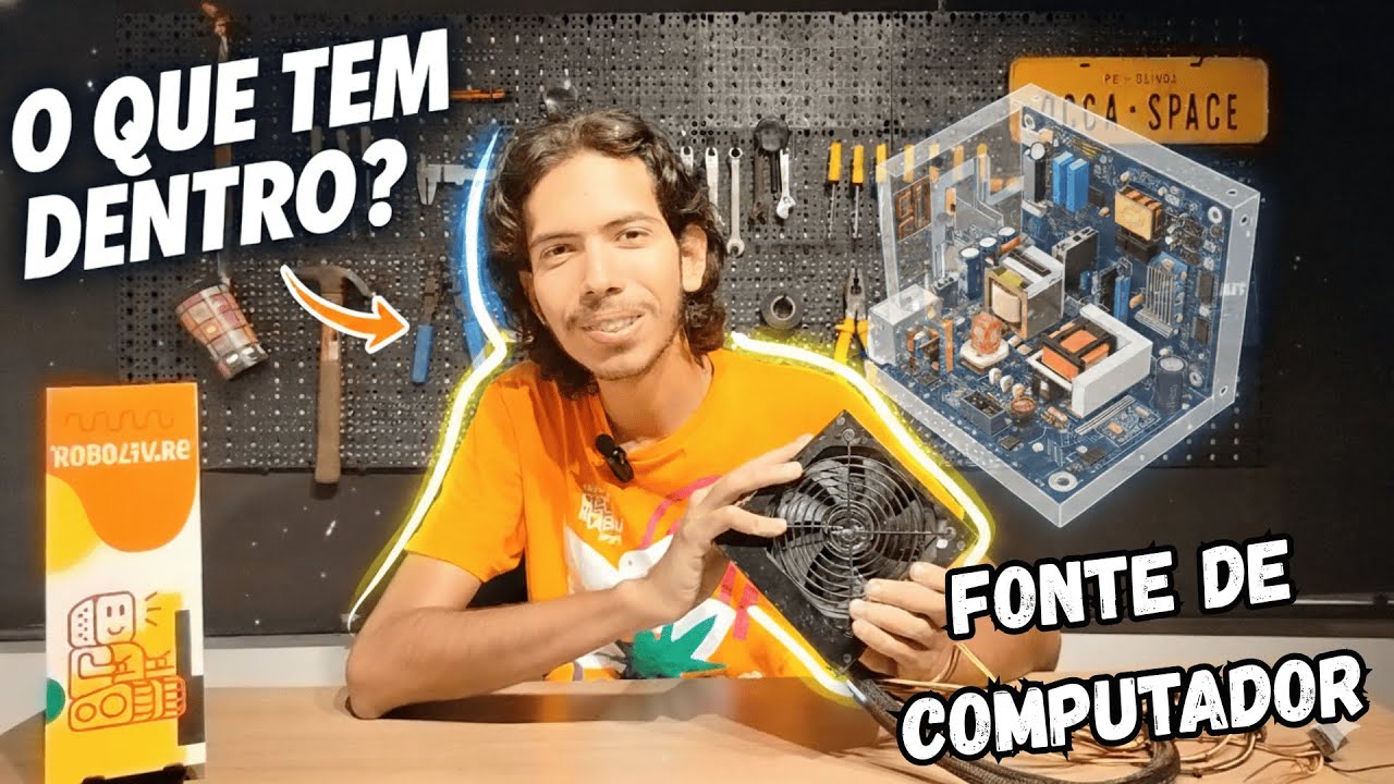 O que REALMENTE tem dentro de uma FONTE ATX? Hoje ABRIMOS uma!