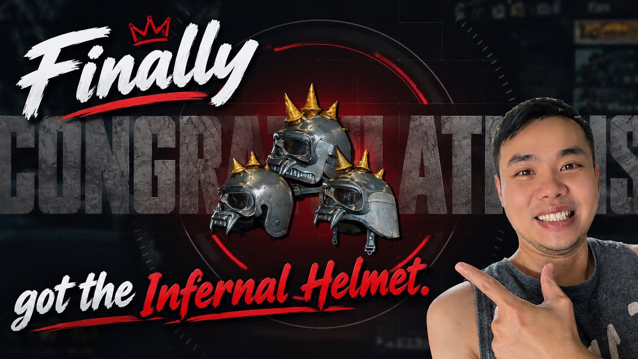 I finally got the Infernal Helmet 😎
