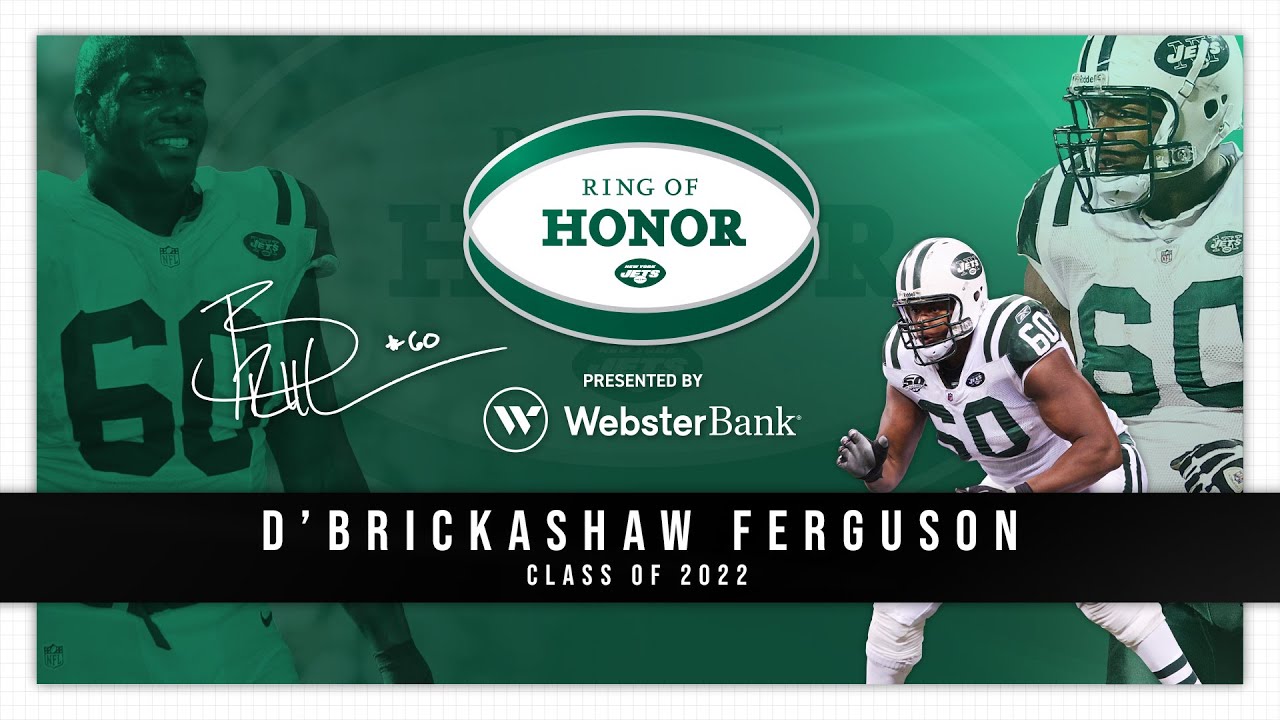 D'Brickashaw Ferguson Ring of Honor Ceremony | New York Jets | 2022 | NFL