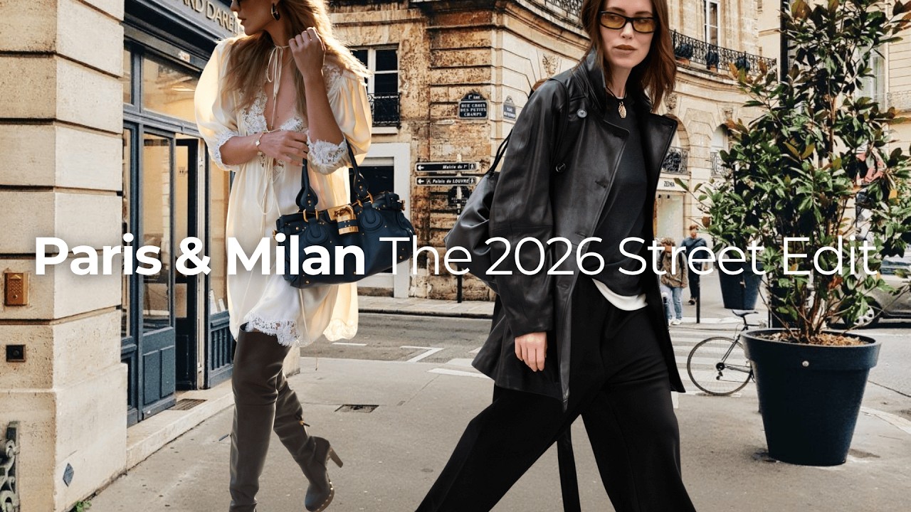 Paris & Milan Street Style 2026: The Ultimate Fashion Edit