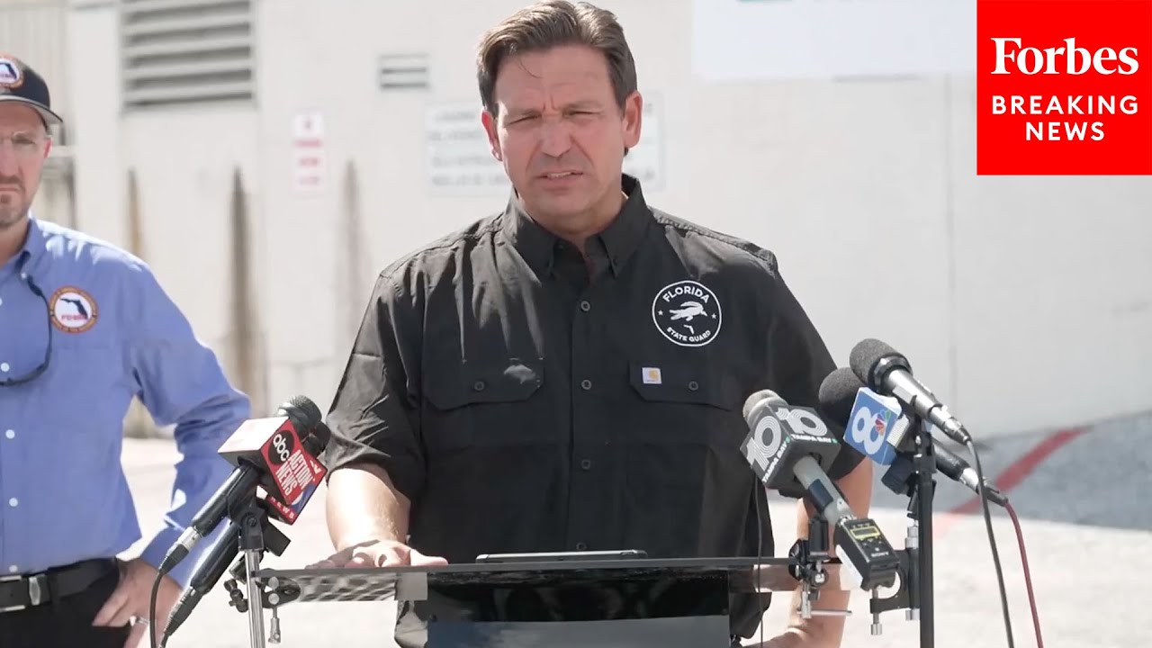 JUST IN: Florida Gov. Ron DeSantis Discusses Response To Hurricane Helene