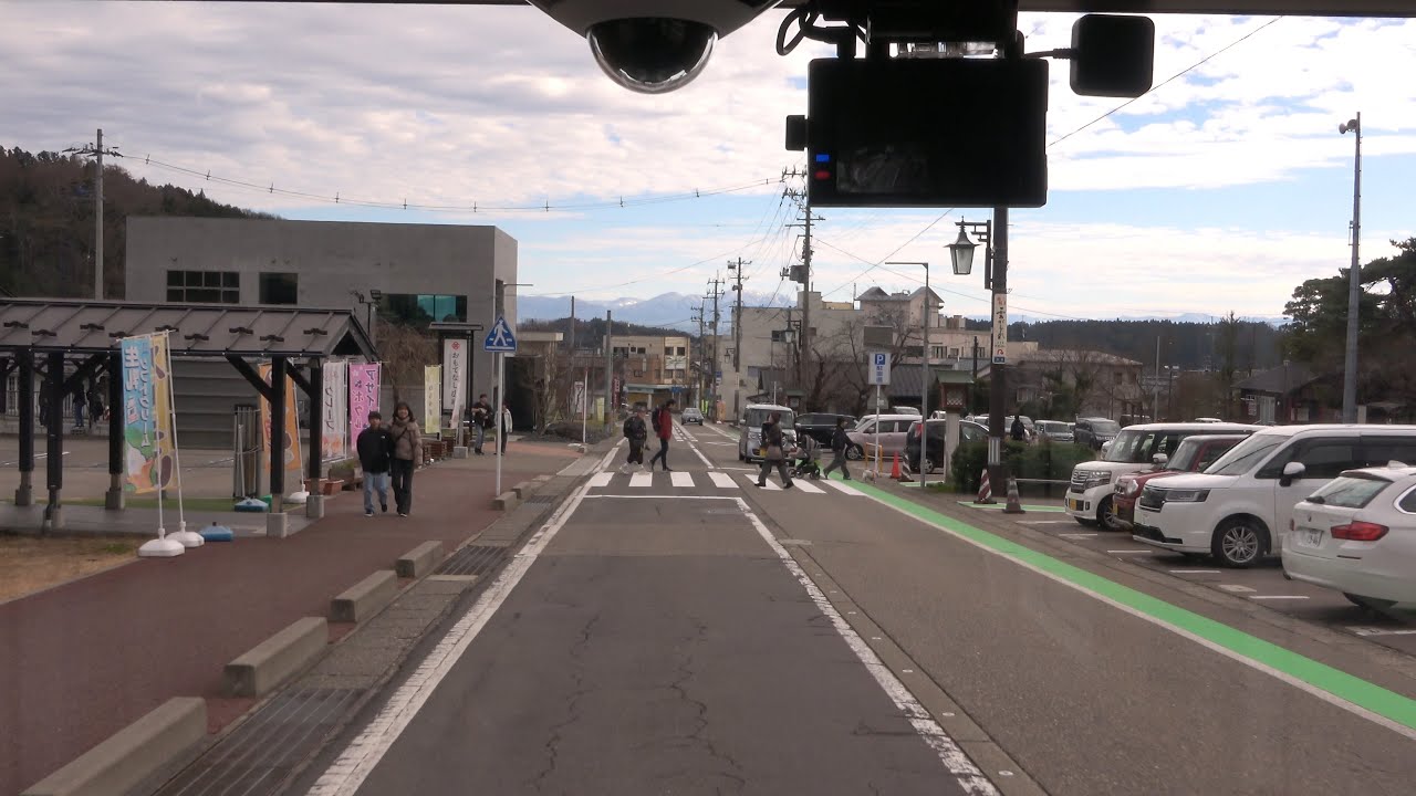 4K 自動運転バス ミコぴょん号 弥彦ルート 新潟県弥彦村 JR弥彦駅 ⇔ 四季の宿みのや 2025-12-20 14 BOLDLY 車両名 MiCa ミカ