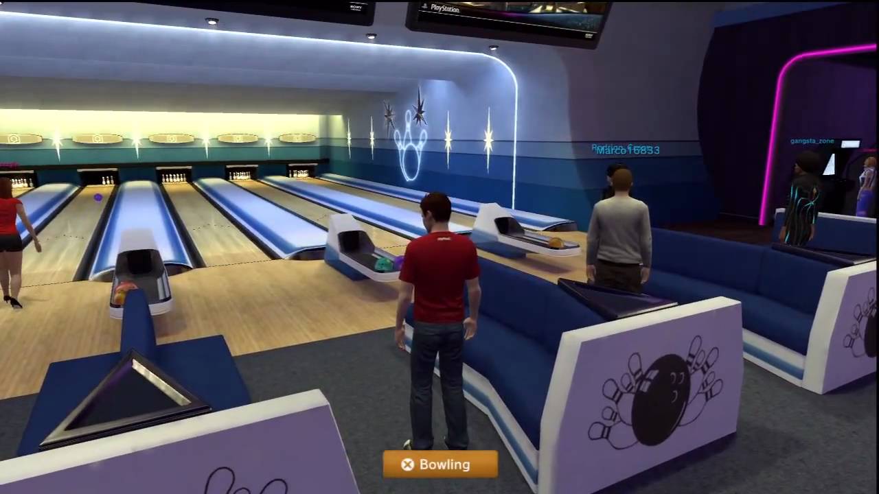 PlayStation Home: Bowling Alley - Tour