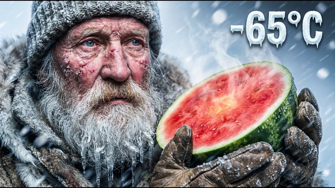 An Elderly Man Grows Juicy Watermelons in -65°C Siberia
