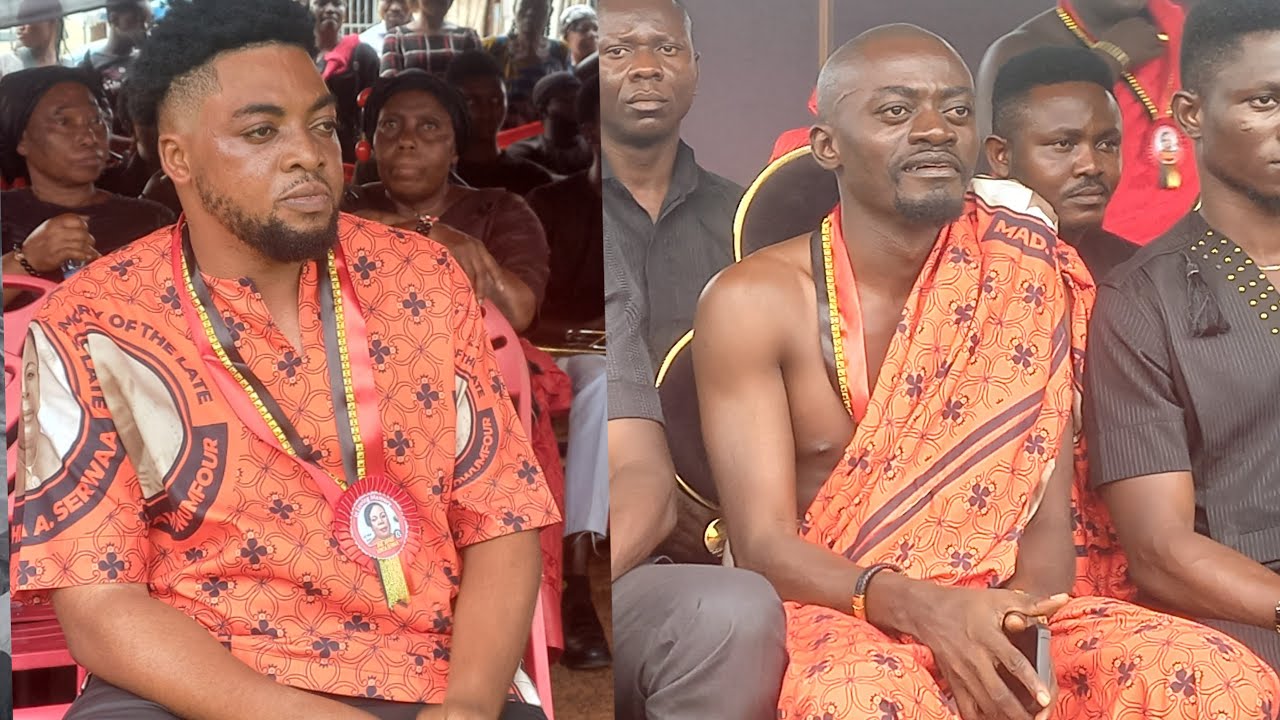 Kwadwo Nkansah Lilwin Mourns Okyeame Akwadaa Nyame's Mum