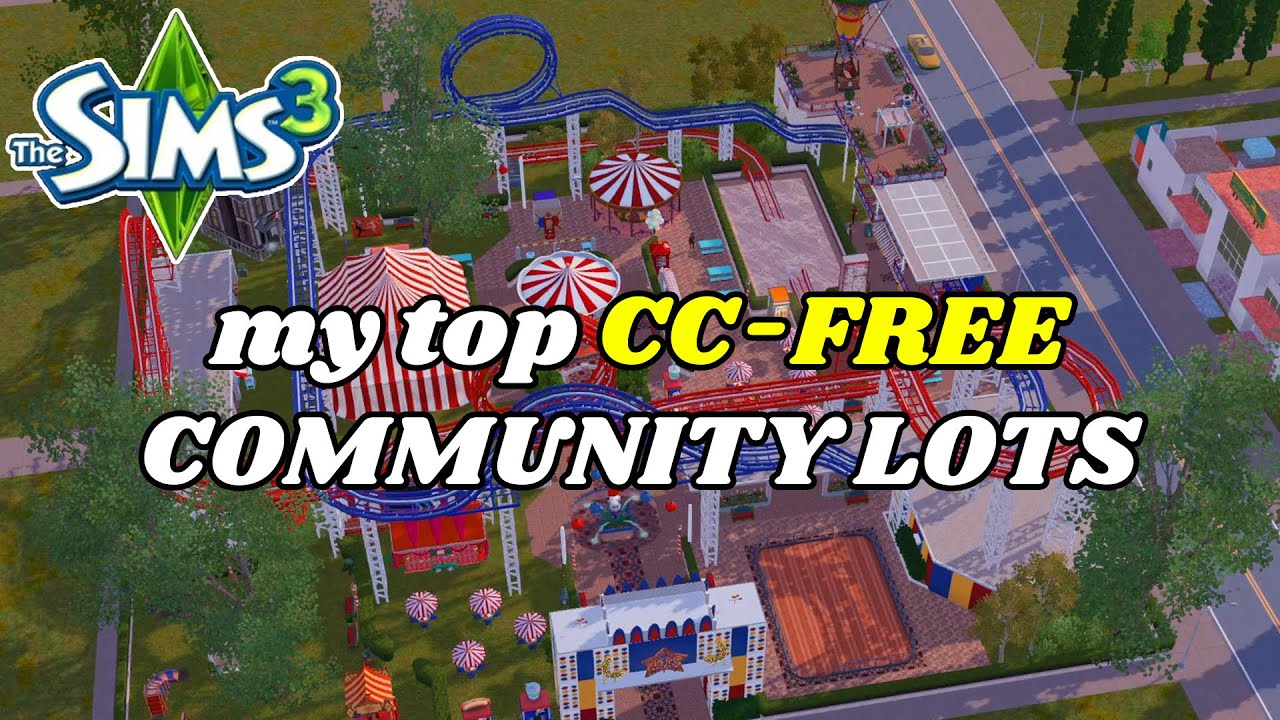 my favorite CC-FREE community lots in The Sims 3 #thesims3