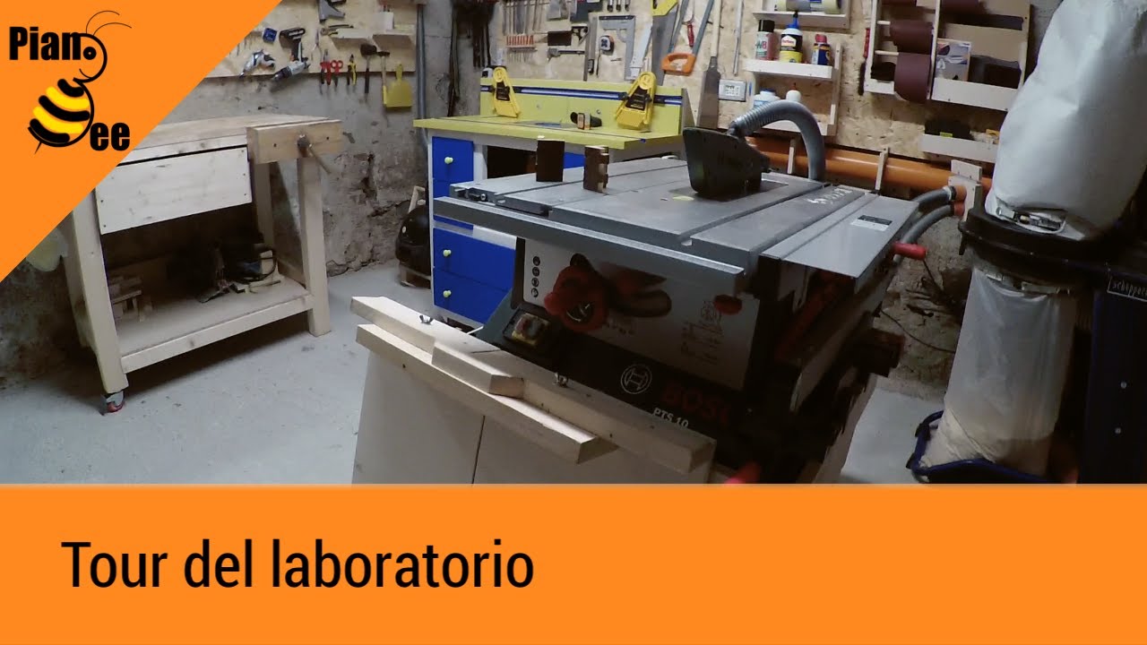 Il mio laboratorio di falegnameria