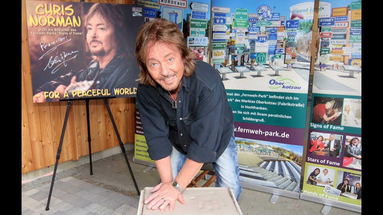 STARS Chris Norman im Signs of Fame des Fernweh Parks HD www fernweh park de