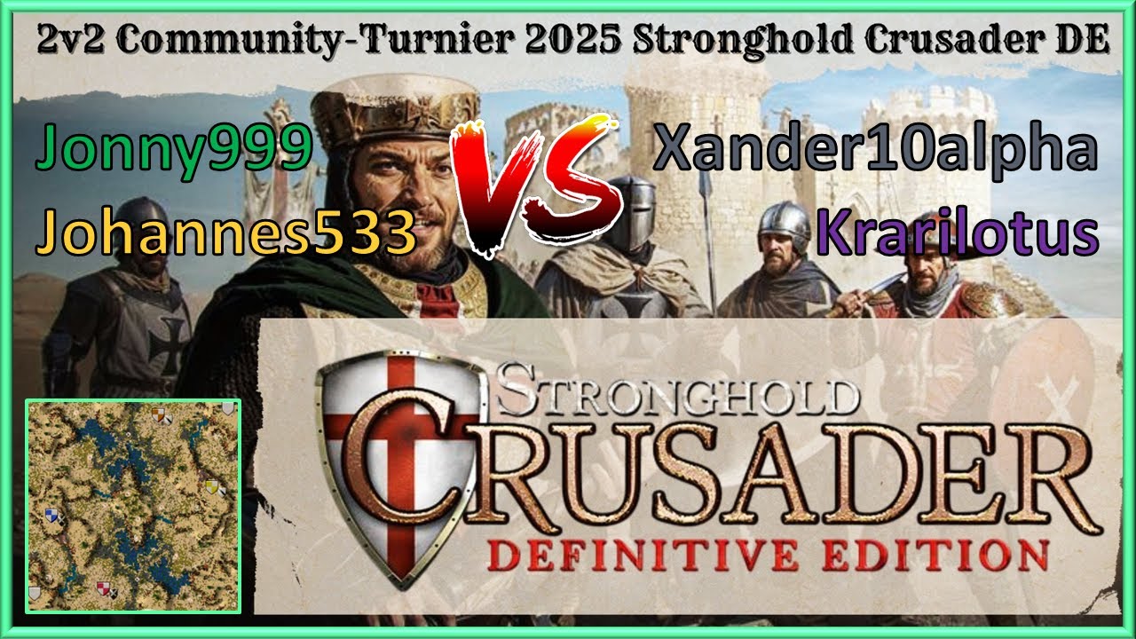 Runde 5 ⚔ 2v2 Community-Turnier DE 2025 🏆 Jonny999 & Johannes533 🆚 Xander10alpha & Krarilotus